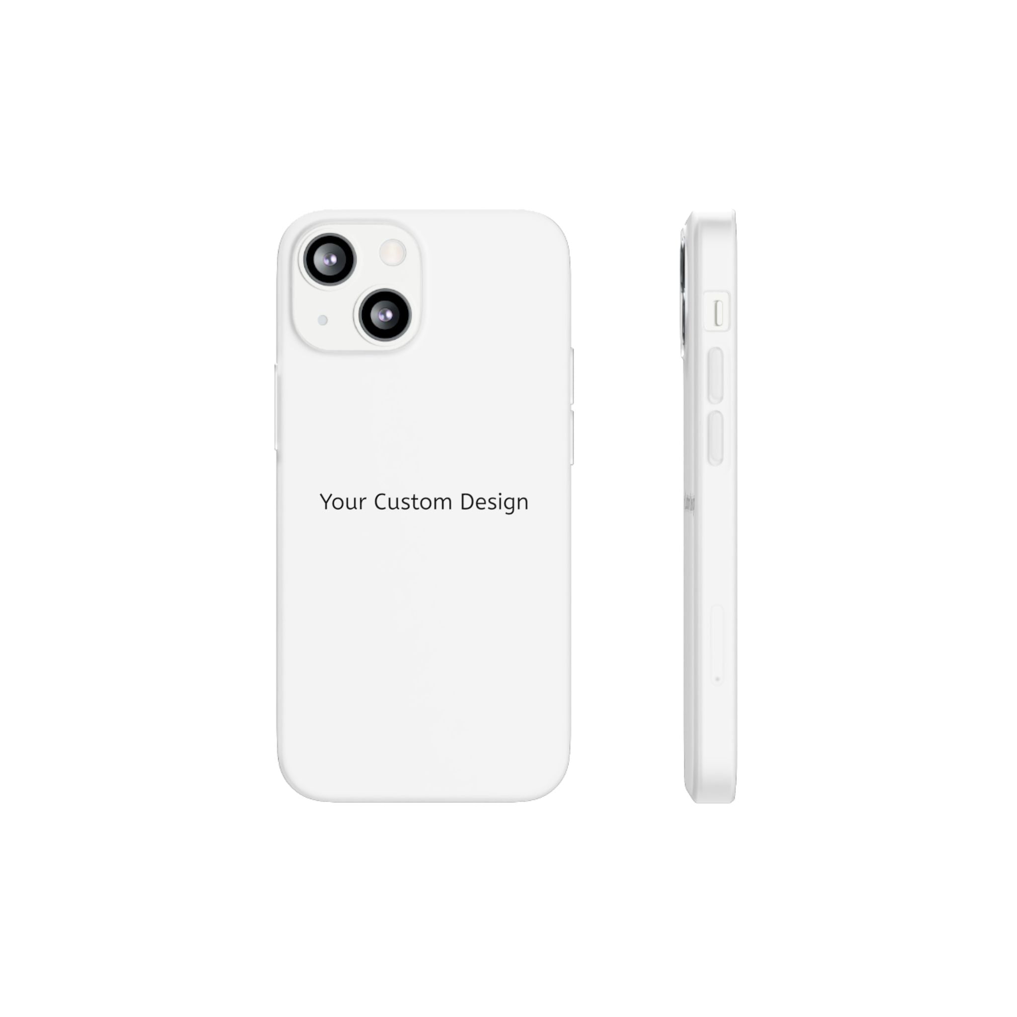 Custom Flexi Phone Case – Slim Clear Protective Phone Cover (Your Custom Design)