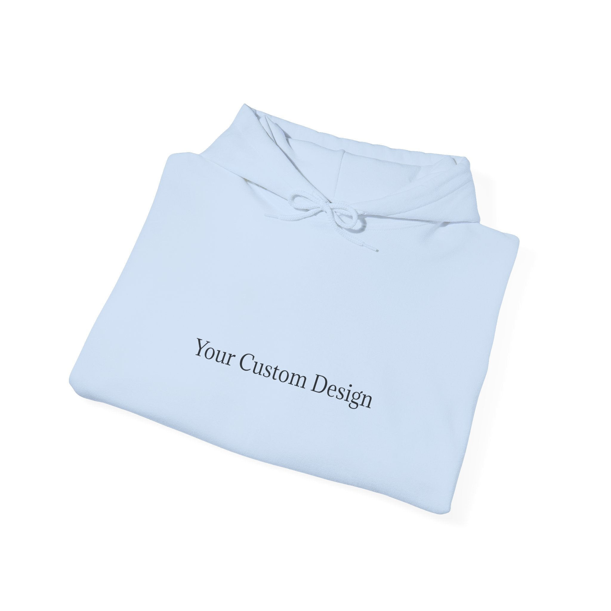 Minimal Custom Text Hoodie — Your Custom Design