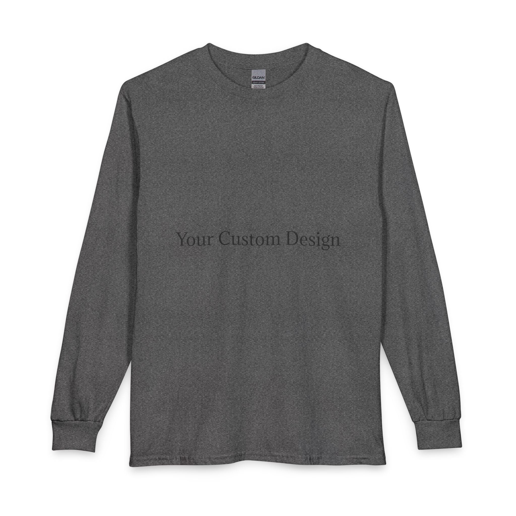 Long Sleeve T-Shirt — Custom Design Blank Canvas Tee