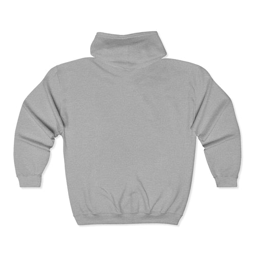 Black Full-Zip Hoodie — Classic Casual Zip-Up Sweatshirt