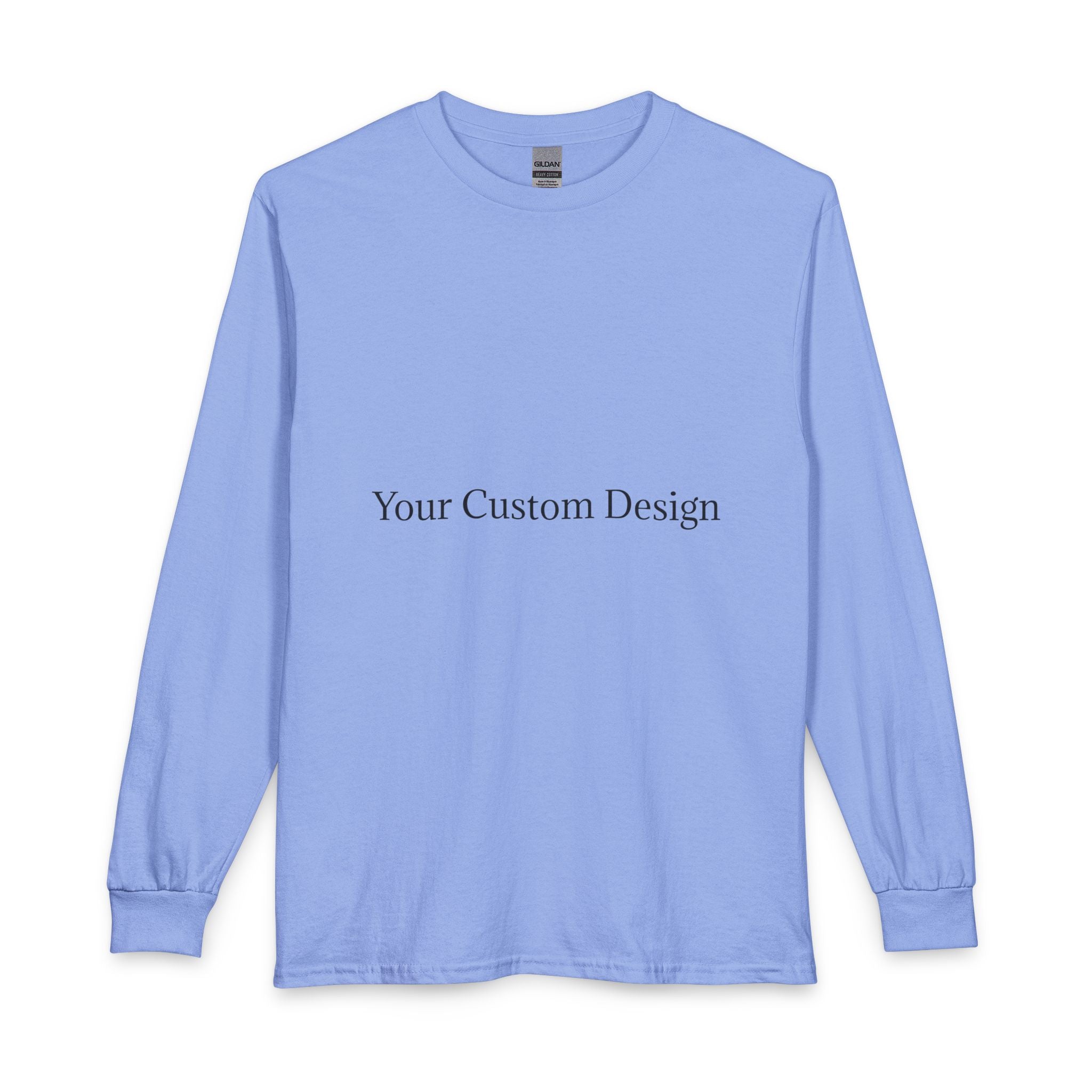 Long Sleeve T-Shirt — Custom Design Blank Canvas Tee