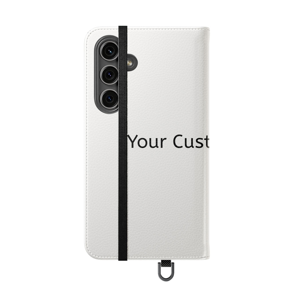 Custom Flip Phone Case — Personalized Wallet Folio with Card Slots