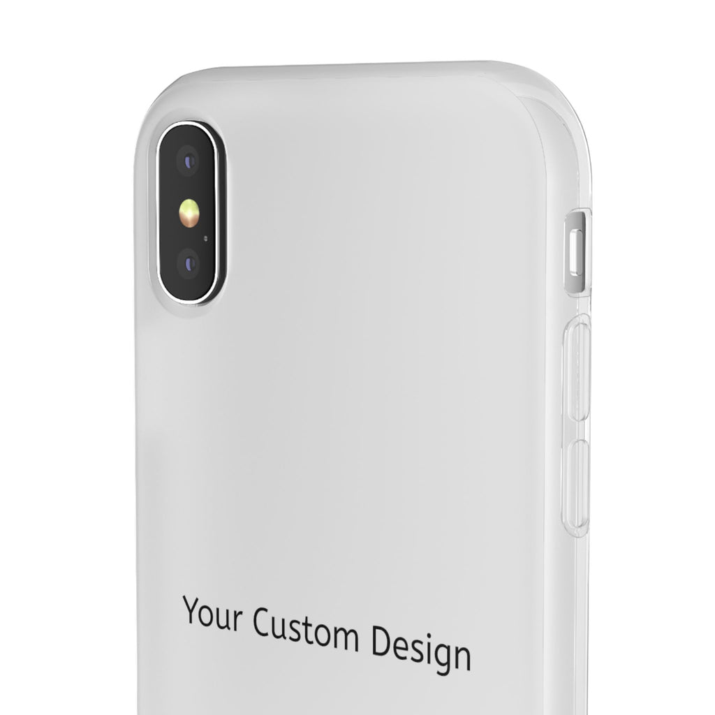 Custom Flexi Phone Case – Slim Clear Protective Phone Cover (Your Custom Design)
