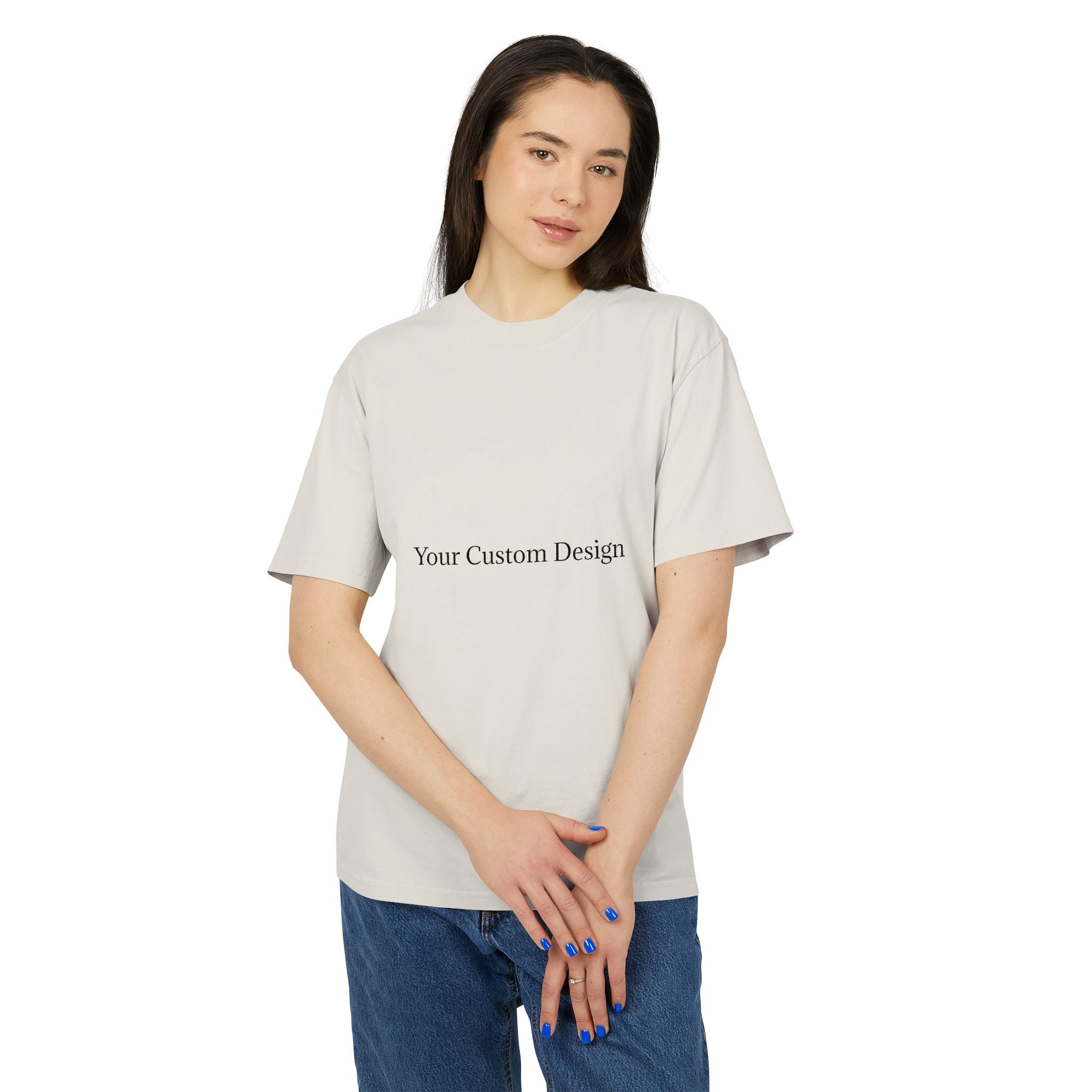 Custom Graphic Tee — Vintage Faded Crewneck Shirt