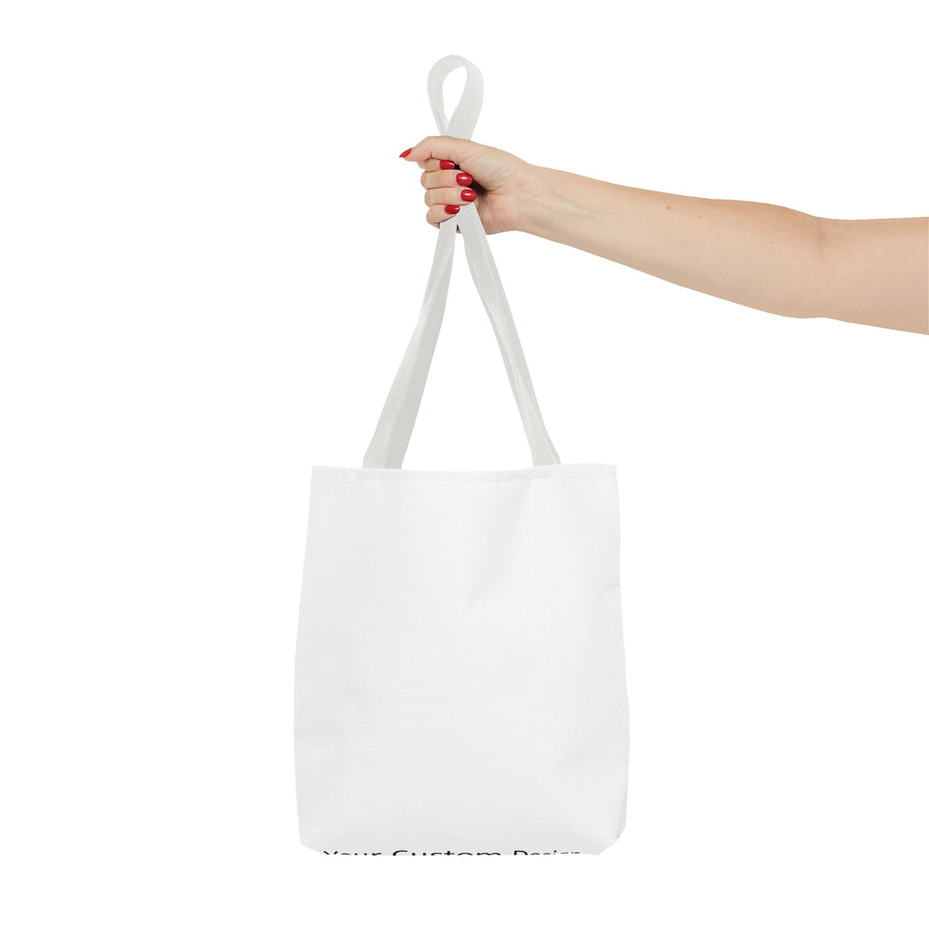 Custom All-Over Print Tote Bag — Blank White Canvas Tote