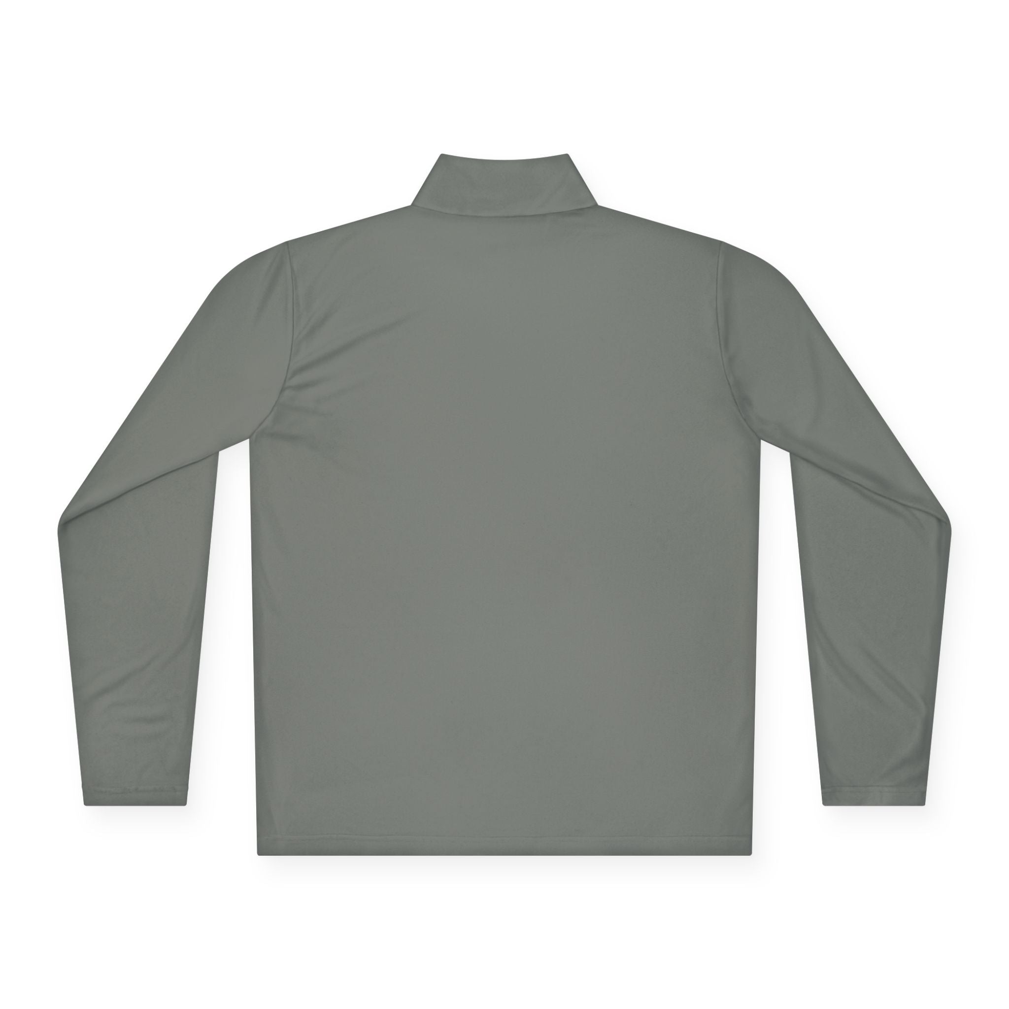 Customizable Quarter-Zip Pullover — Minimal 'Your Text' Chest Logo