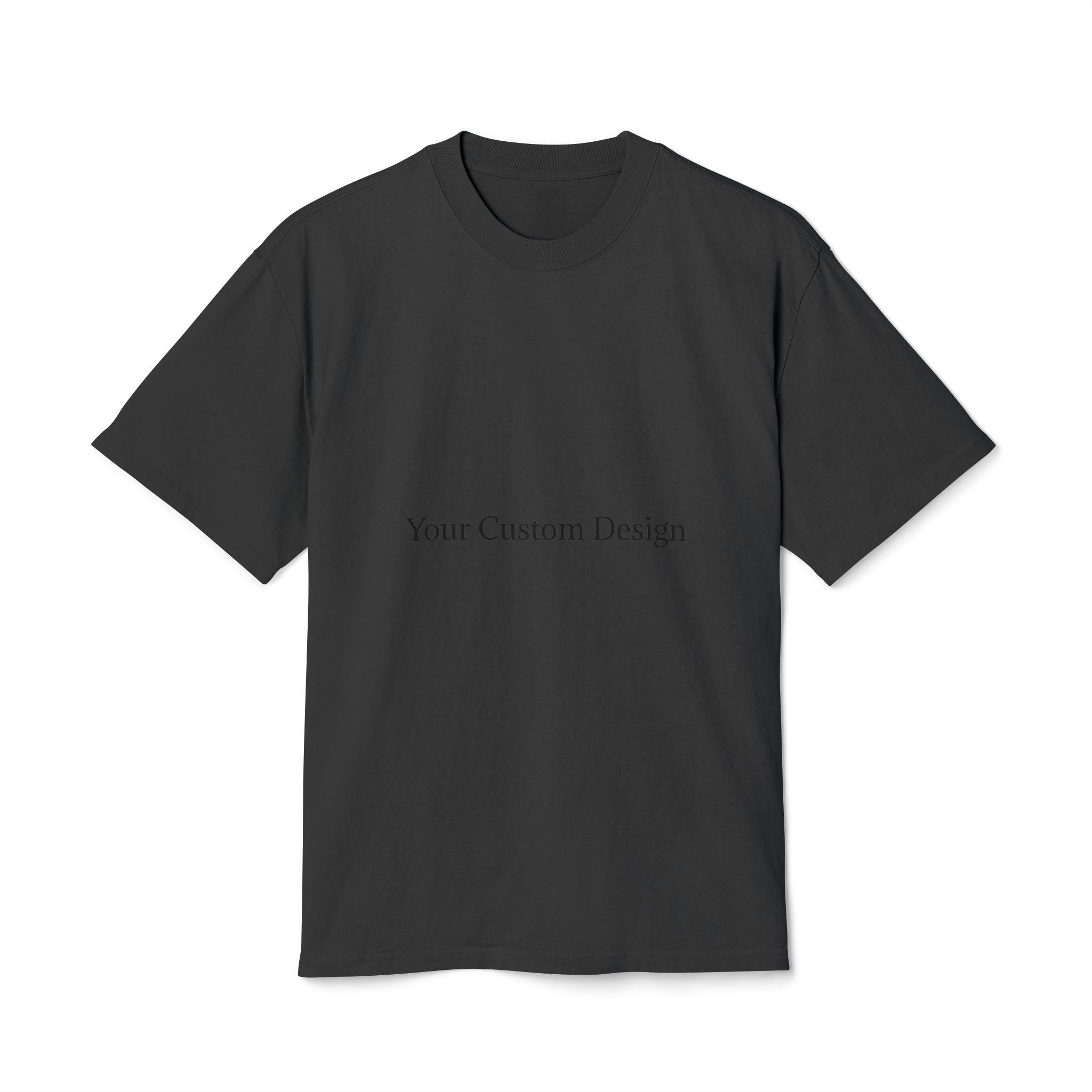Custom Graphic Tee — Vintage Faded Crewneck Shirt