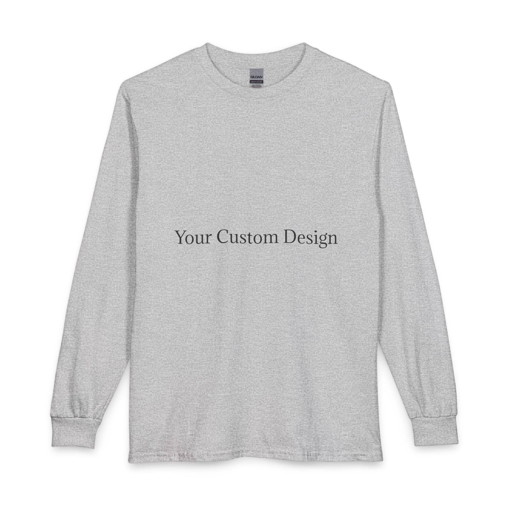 Long Sleeve T-Shirt — Custom Design Blank Canvas Tee