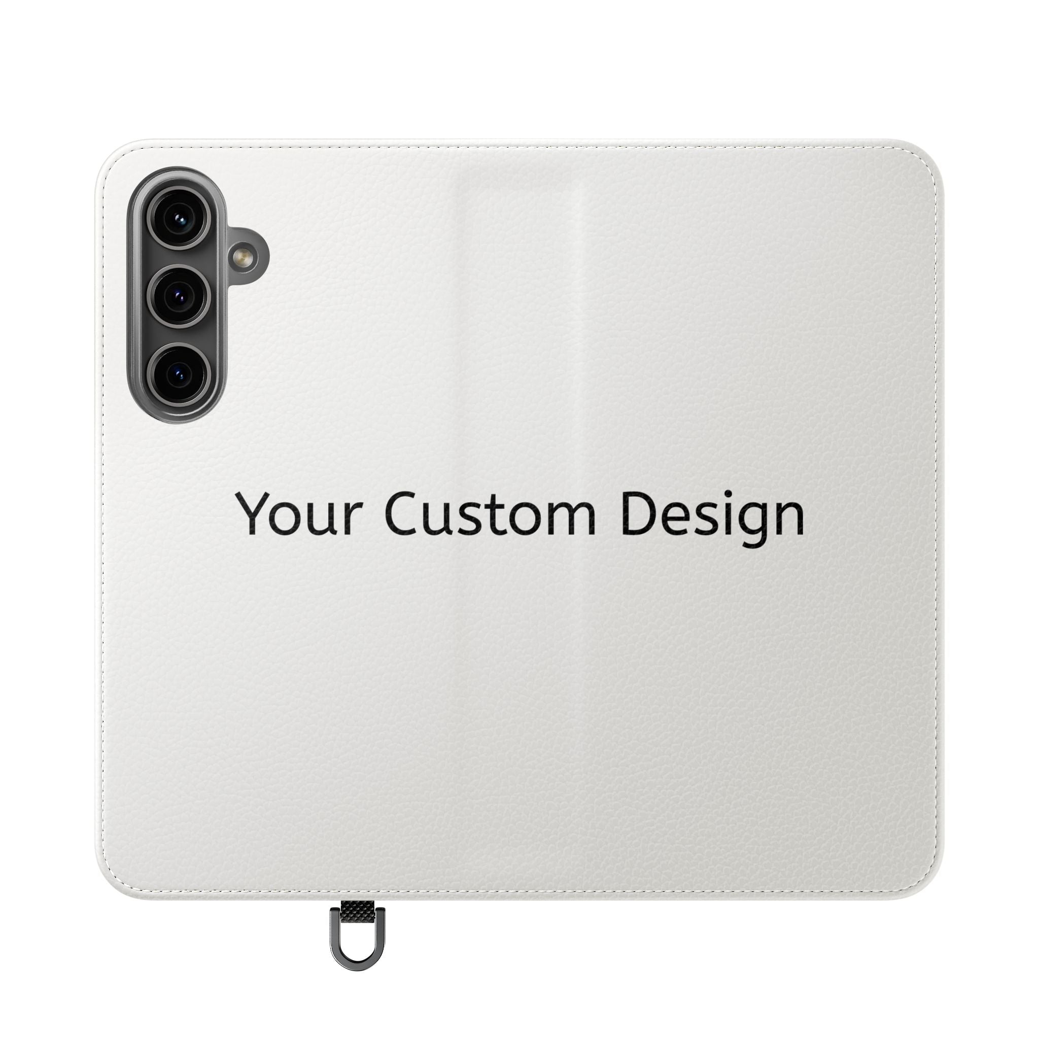 Custom Flip Phone Case — Personalized Wallet Folio with Card Slots