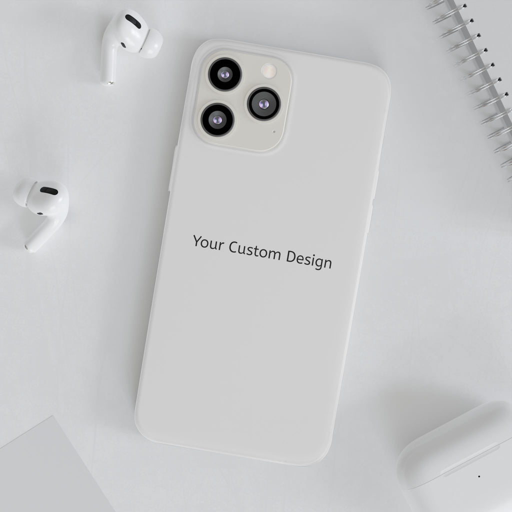 Custom Flexi Phone Case – Slim Clear Protective Phone Cover (Your Custom Design)
