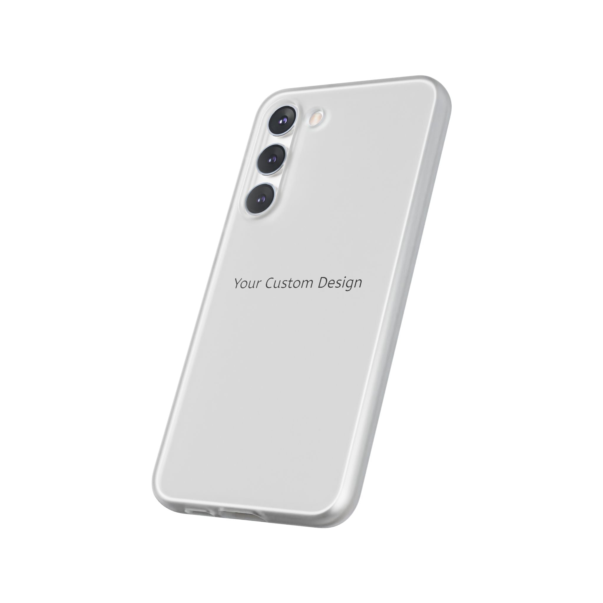 Custom Flexi Phone Case – Slim Clear Protective Phone Cover (Your Custom Design)
