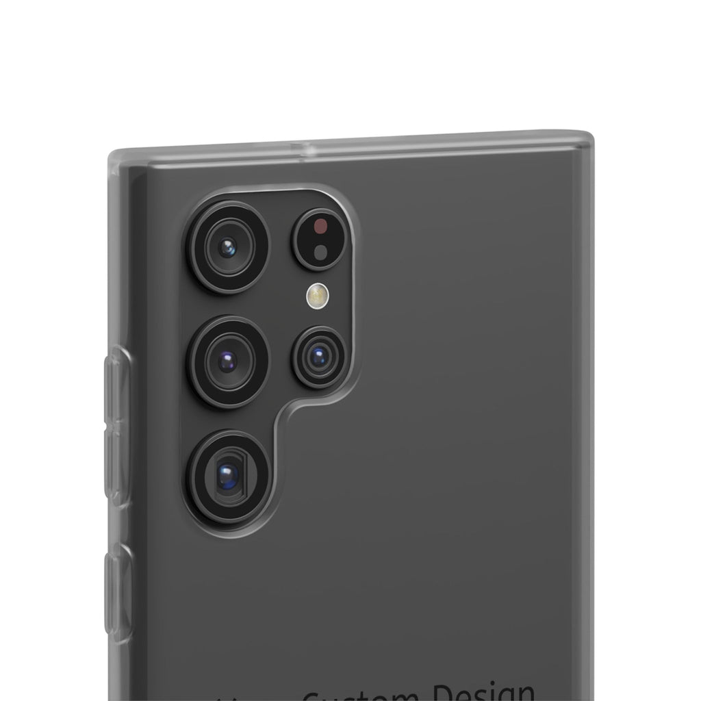 Custom Flexi Phone Case – Slim Clear Protective Phone Cover (Your Custom Design)