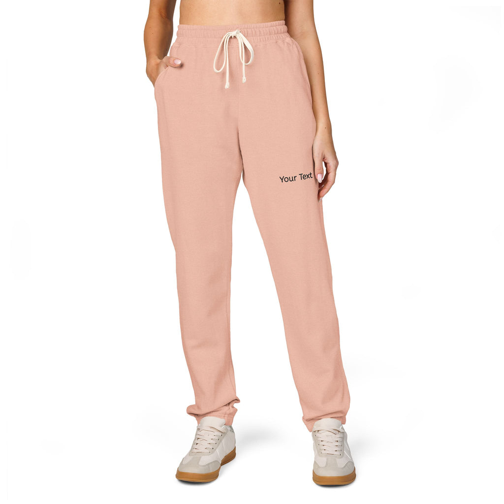 Embroidered Minimal Logo Fleece Sweatpants