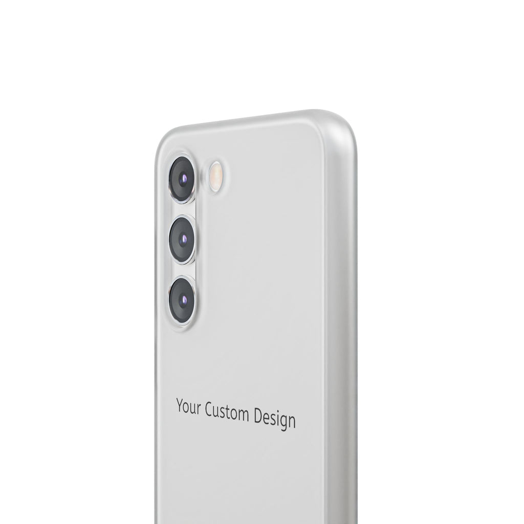 Custom Flexi Phone Case – Slim Clear Protective Phone Cover (Your Custom Design)