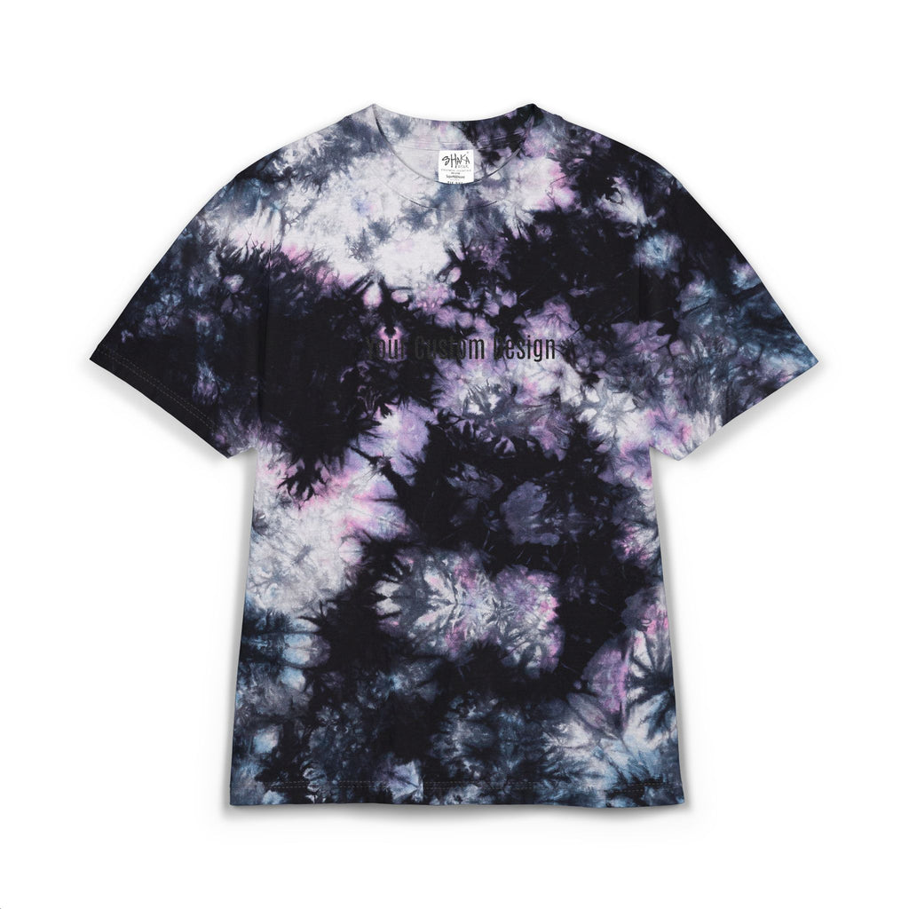 Tie-Dye Spiral Embroidered Oversized T-Shirt – Rainbow Retro Vibe