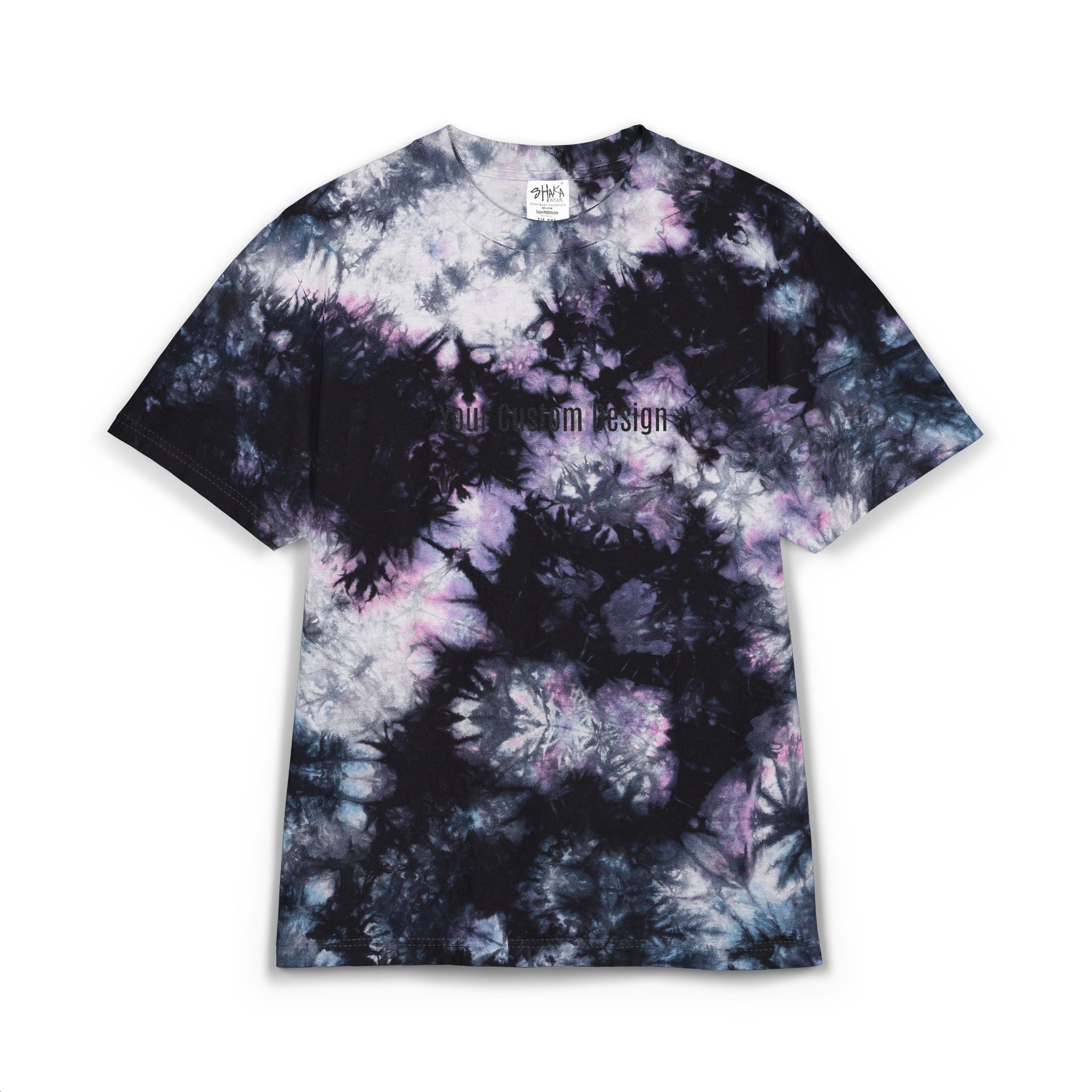 Tie-Dye Spiral Embroidered Oversized T-Shirt – Rainbow Retro Vibe