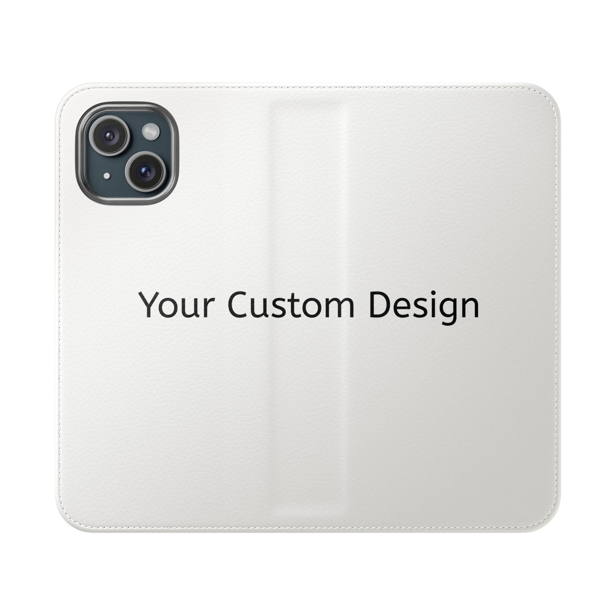 Custom Flip Phone Case — Personalized Wallet Folio with Card Slots