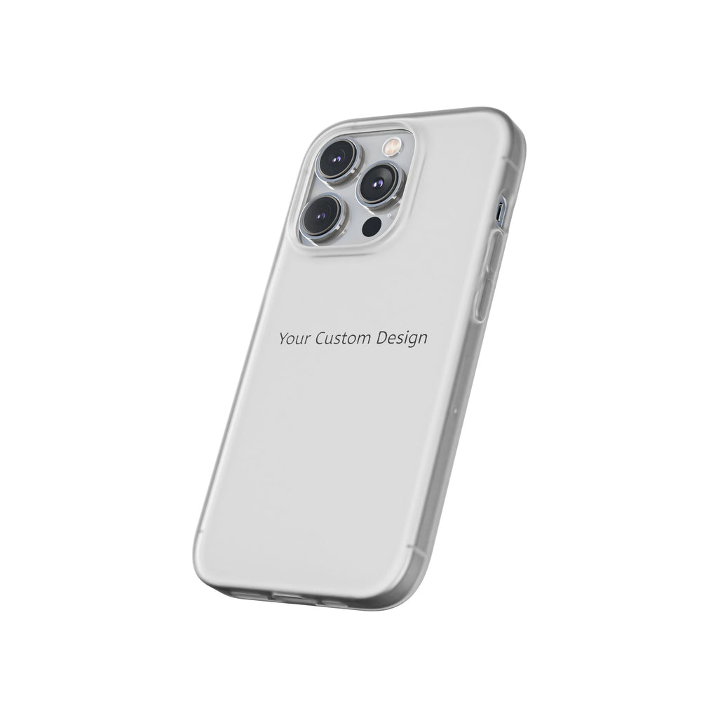 Custom Flexi Phone Case – Slim Clear Protective Phone Cover (Your Custom Design)