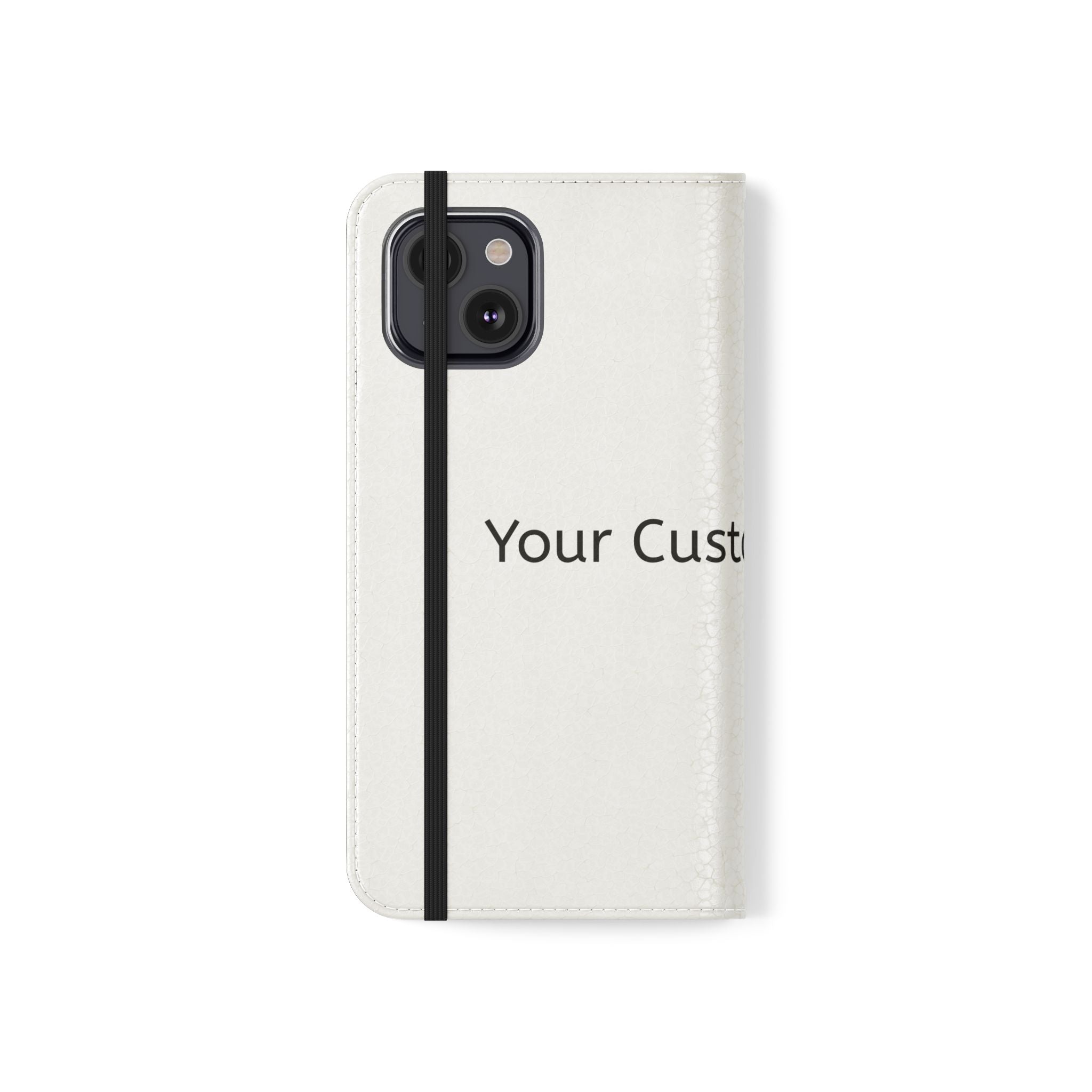 Custom Flip Phone Case — Personalized Wallet Folio with Card Slots