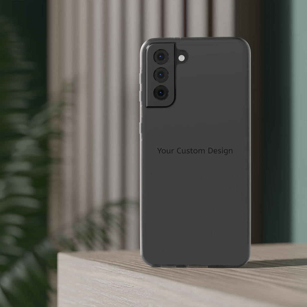 Custom Flexi Phone Case – Slim Clear Protective Phone Cover (Your Custom Design)