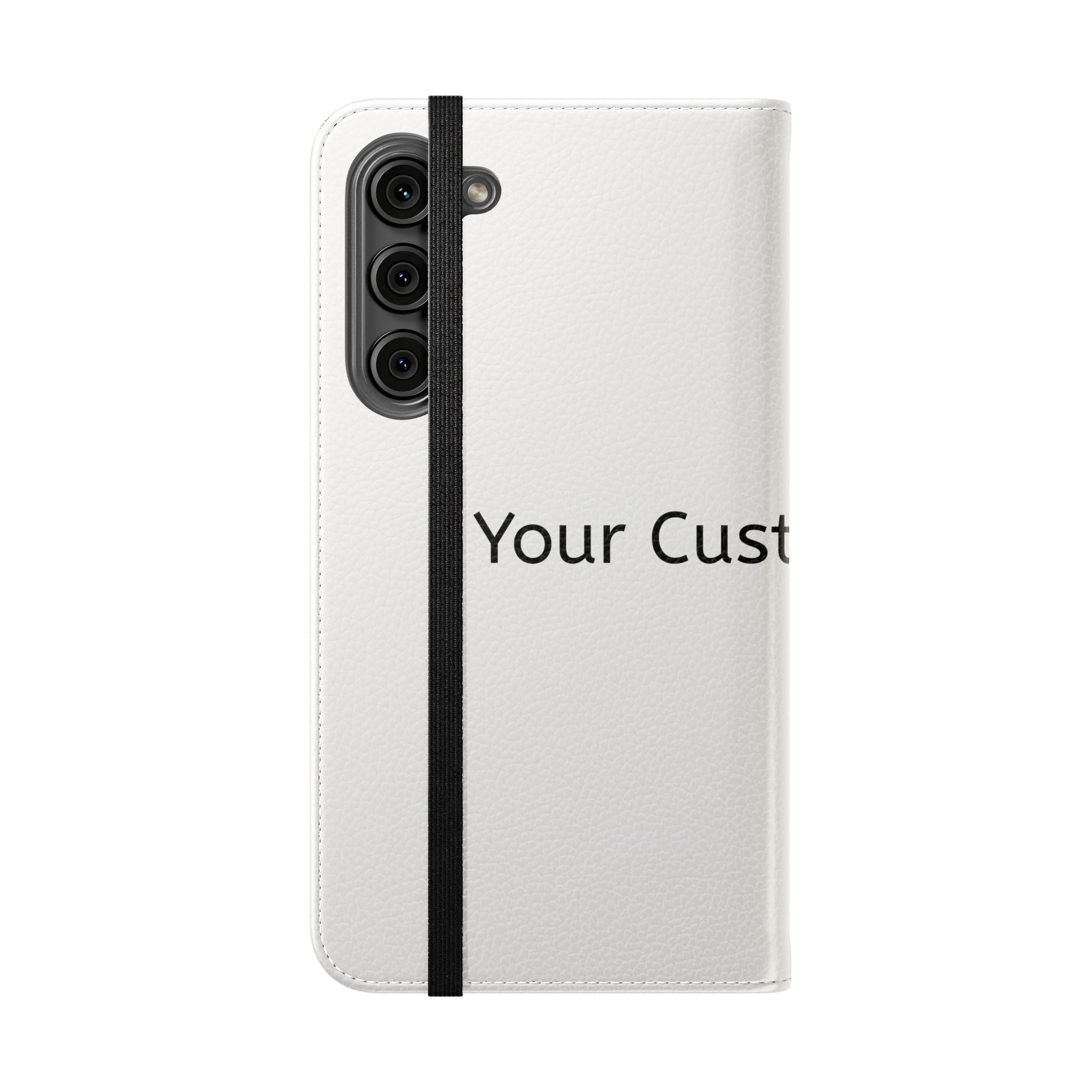 Custom Flip Phone Case — Personalized Wallet Folio with Card Slots