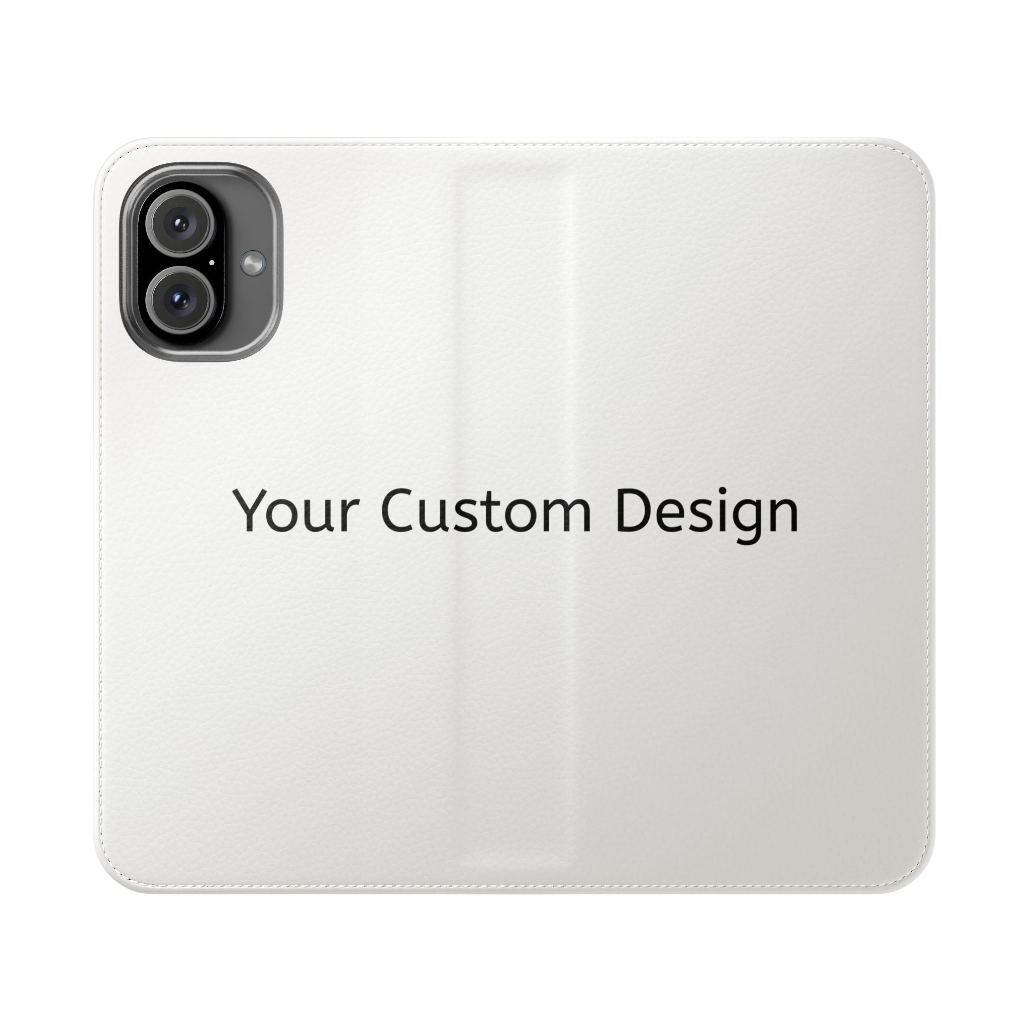 Custom Flip Phone Case — Personalized Wallet Folio with Card Slots