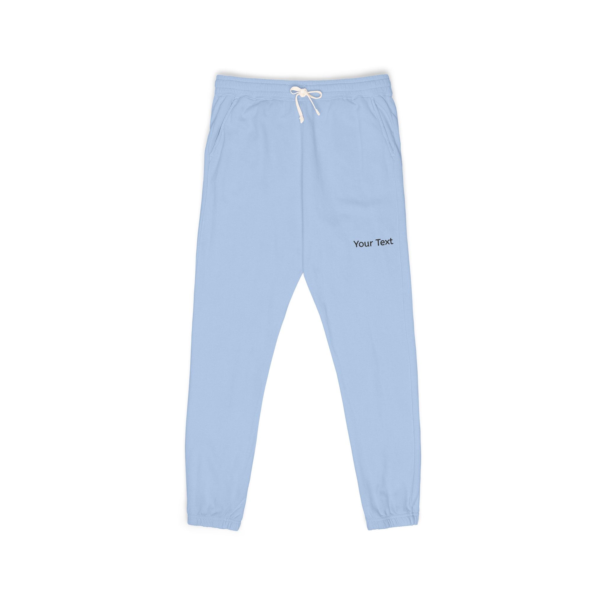 Embroidered Minimal Logo Fleece Sweatpants
