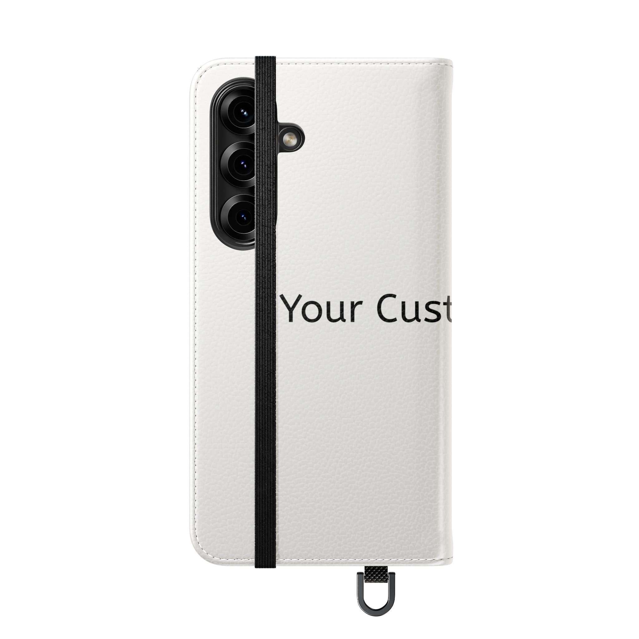Custom Flip Phone Case — Personalized Wallet Folio with Card Slots
