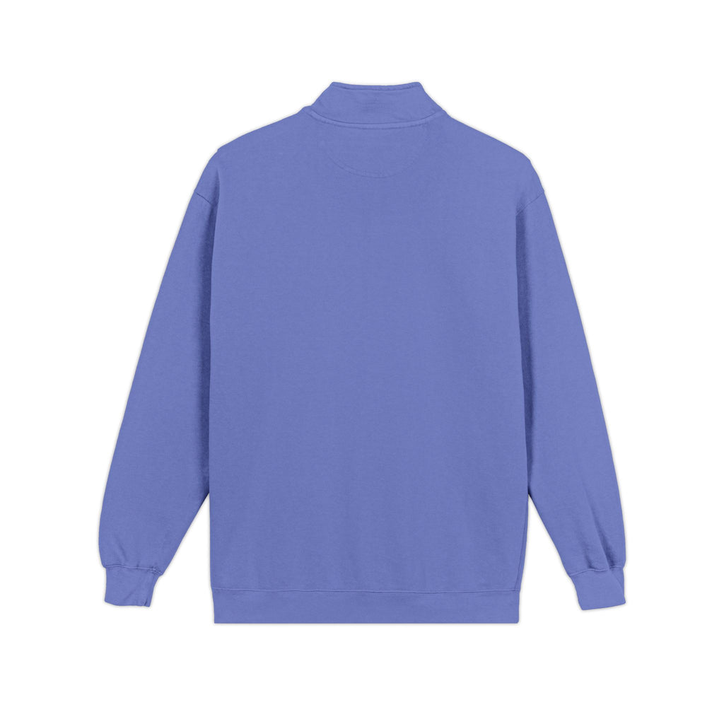 Quarter-Zip Sweatshirt – Minimalist Gray Casual Pullover