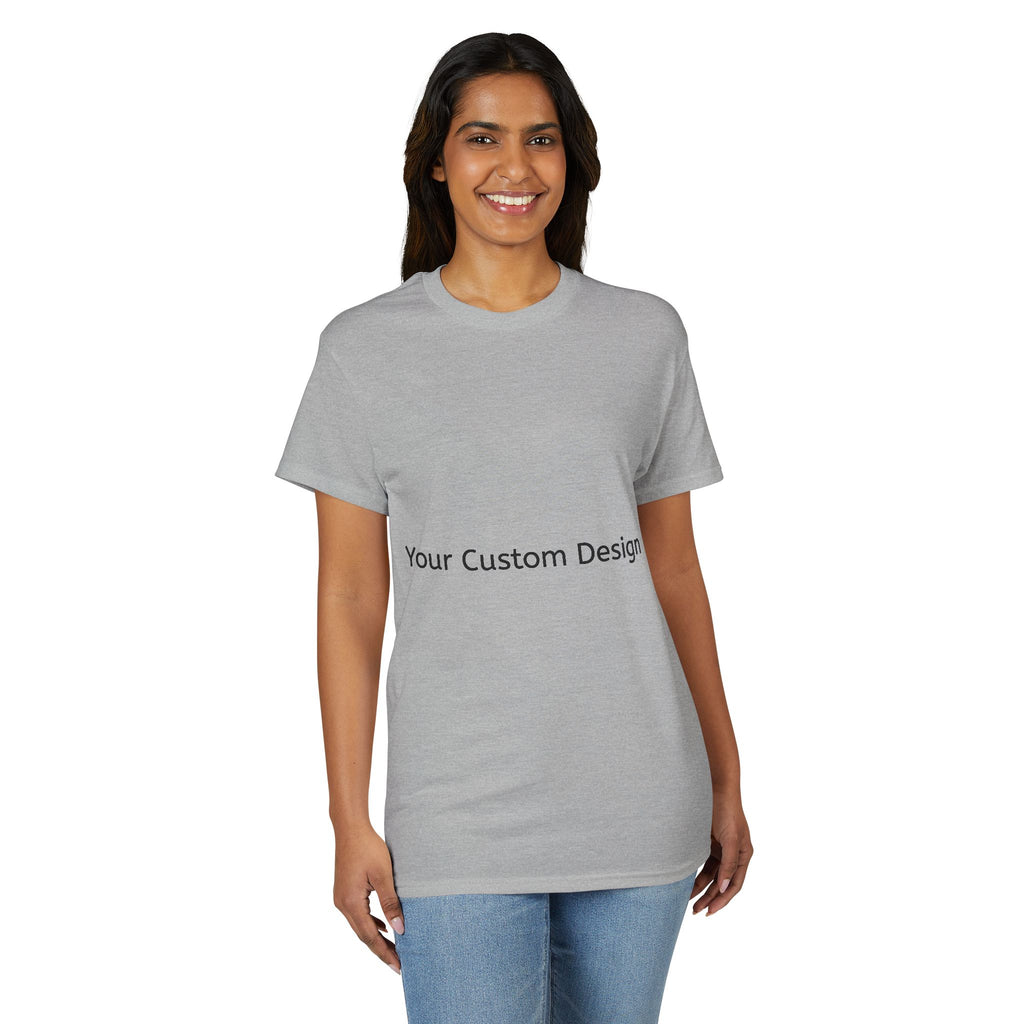 Custom White DryBlend T-Shirt – Personalized Design Tee