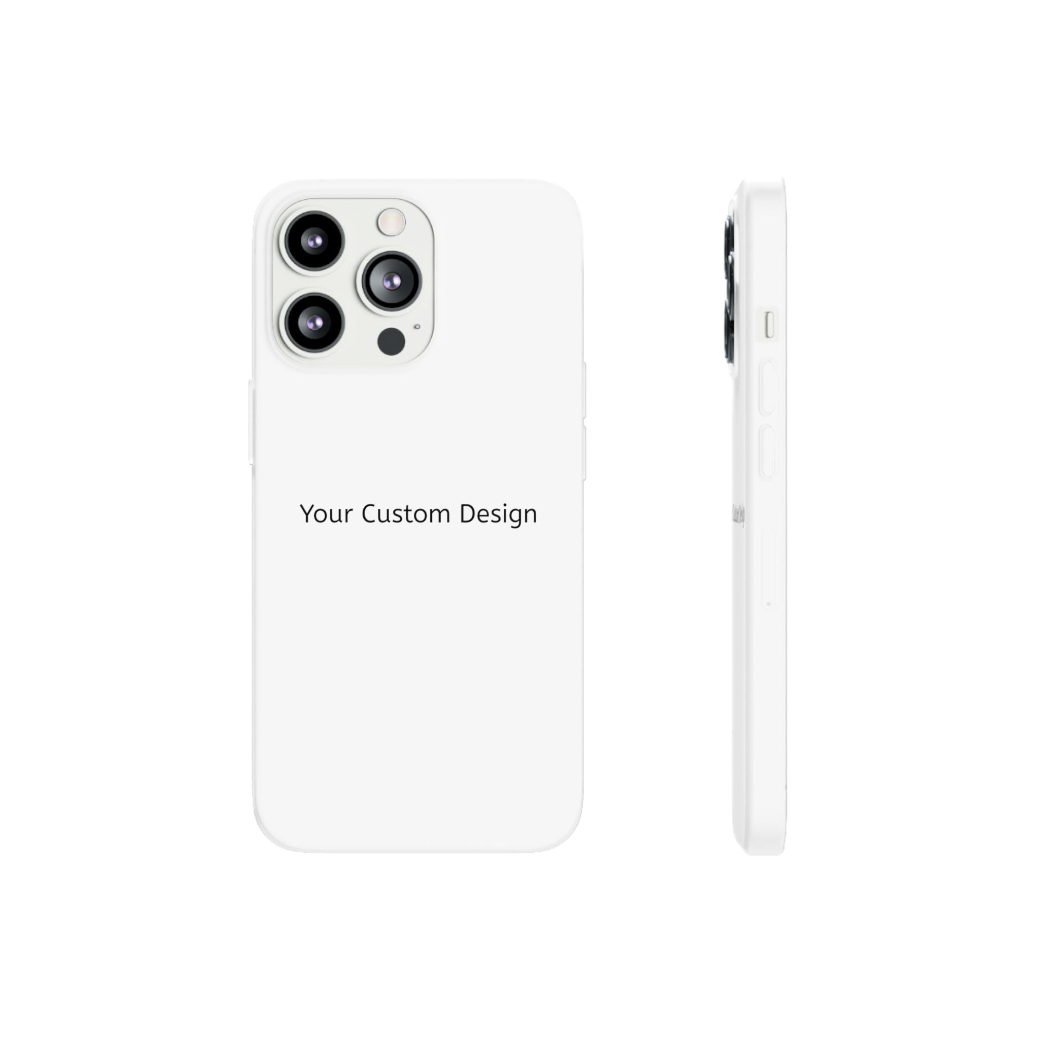 Custom Flexi Phone Case – Slim Clear Protective Phone Cover (Your Custom Design)