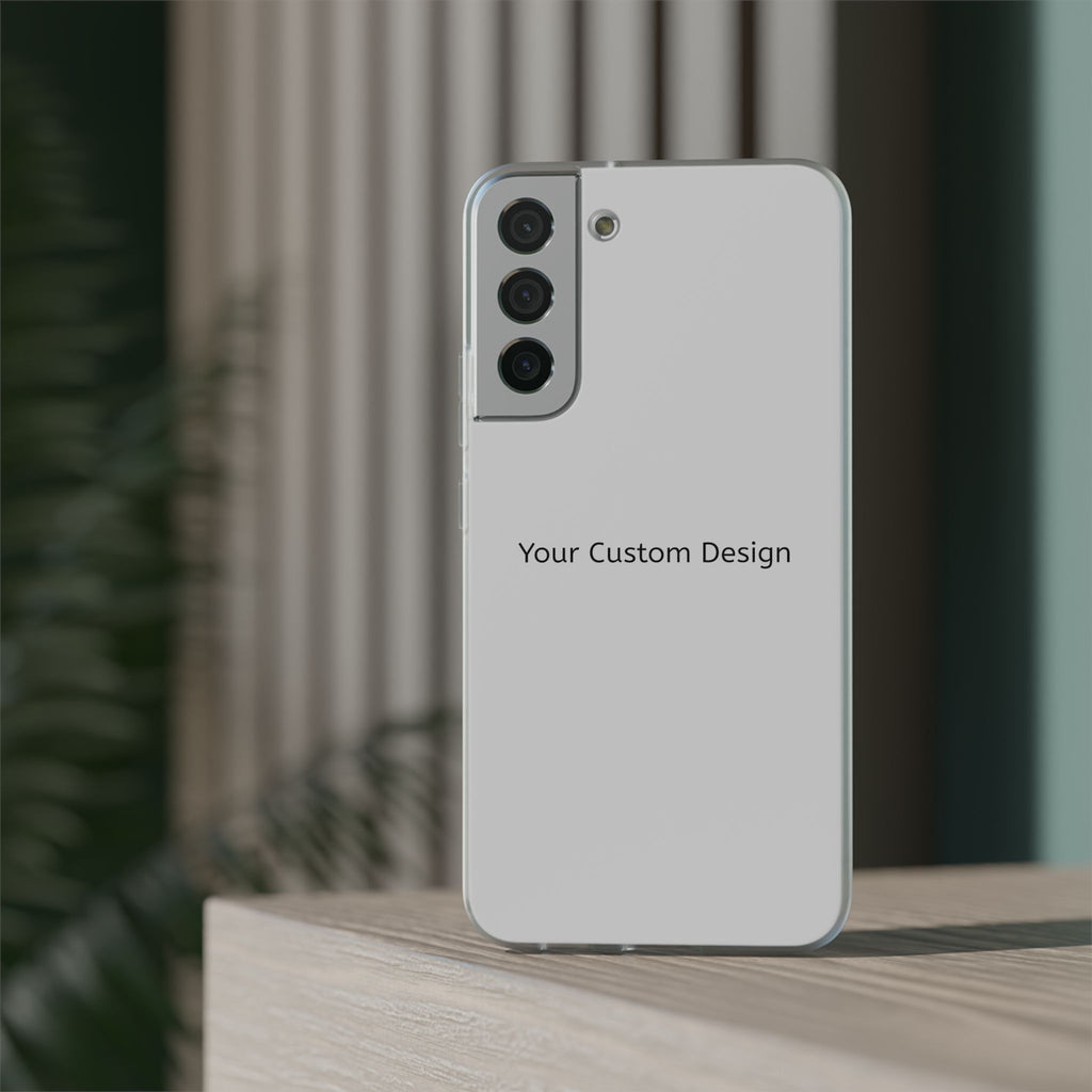 Custom Flexi Phone Case – Slim Clear Protective Phone Cover (Your Custom Design)