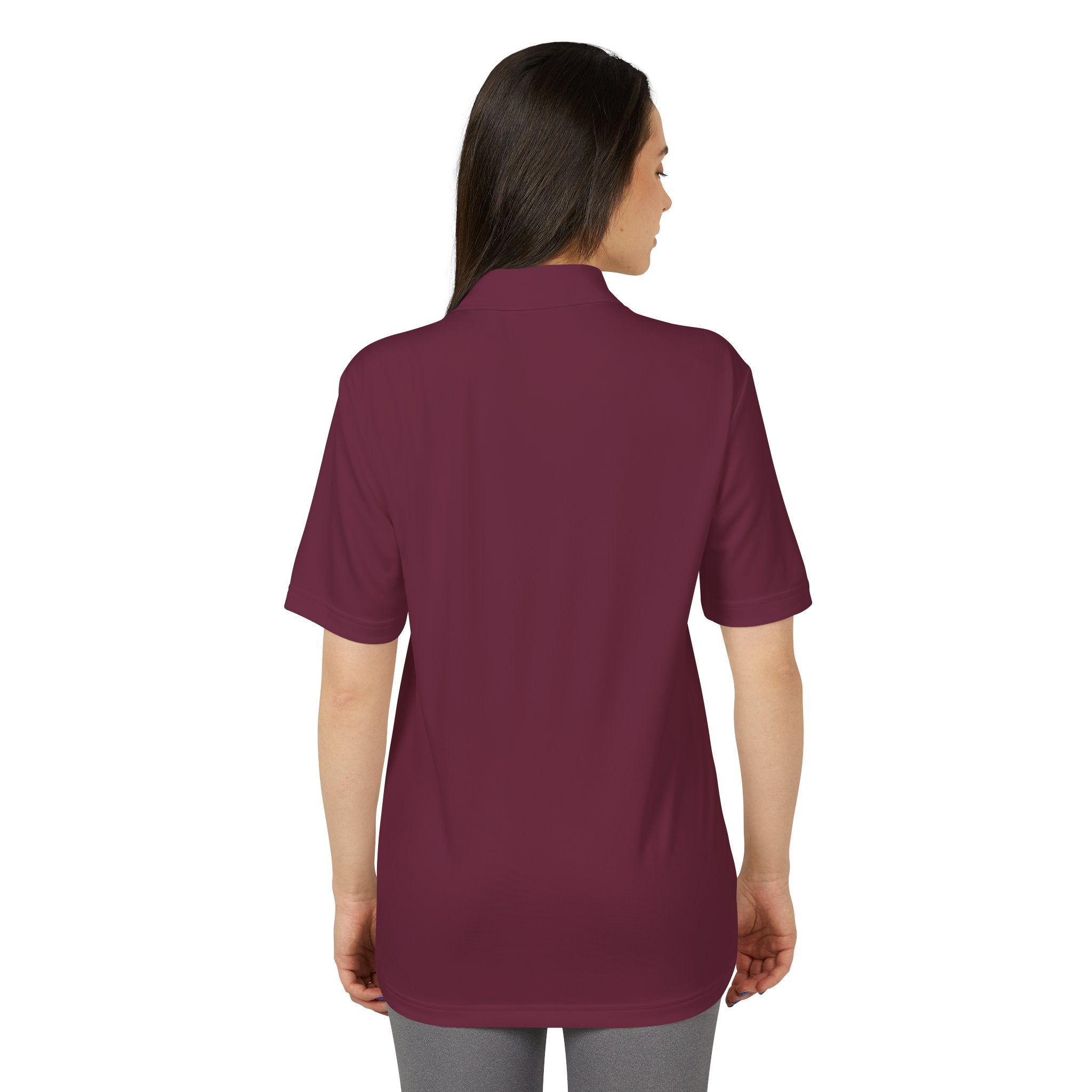 Performance Polo Shirt — Lightweight White Adidas-Inspired Golf & Activewear