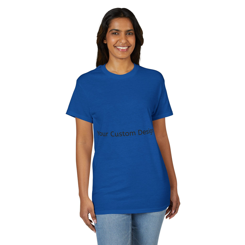 Custom White DryBlend T-Shirt – Personalized Design Tee