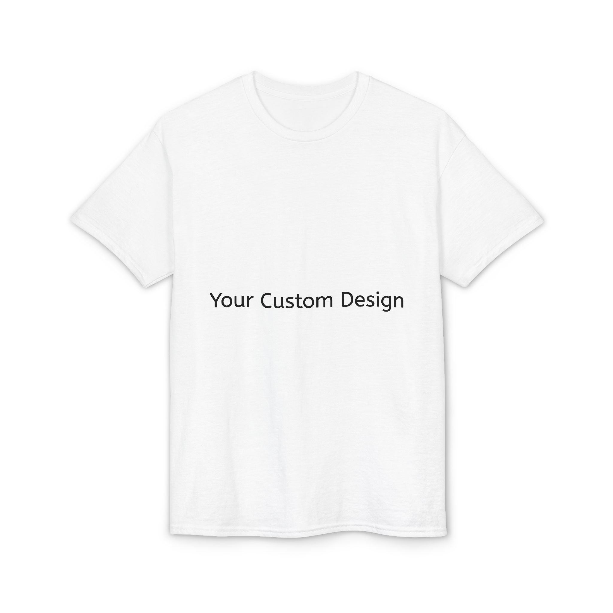 Custom White DryBlend T-Shirt – Personalized Design Tee