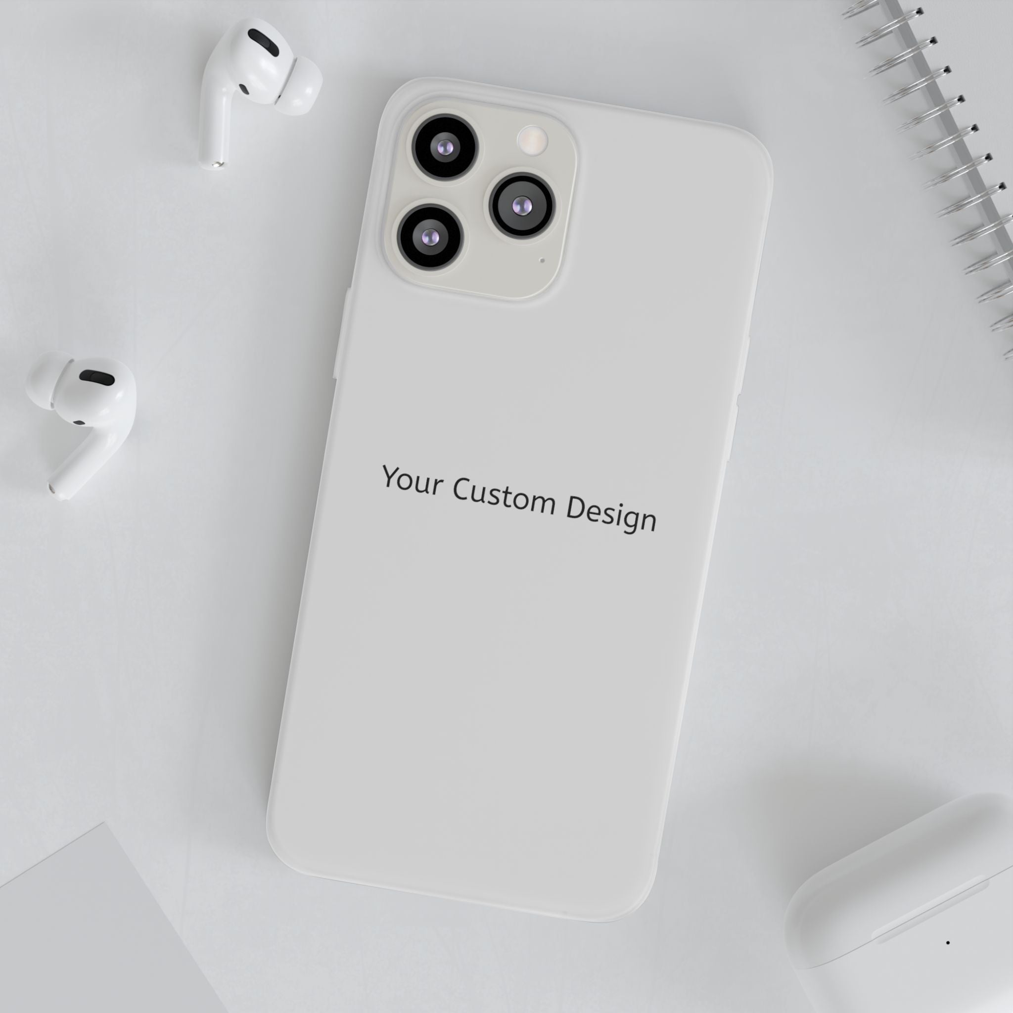 Custom Flexi Phone Case – Slim Clear Protective Phone Cover (Your Custom Design)
