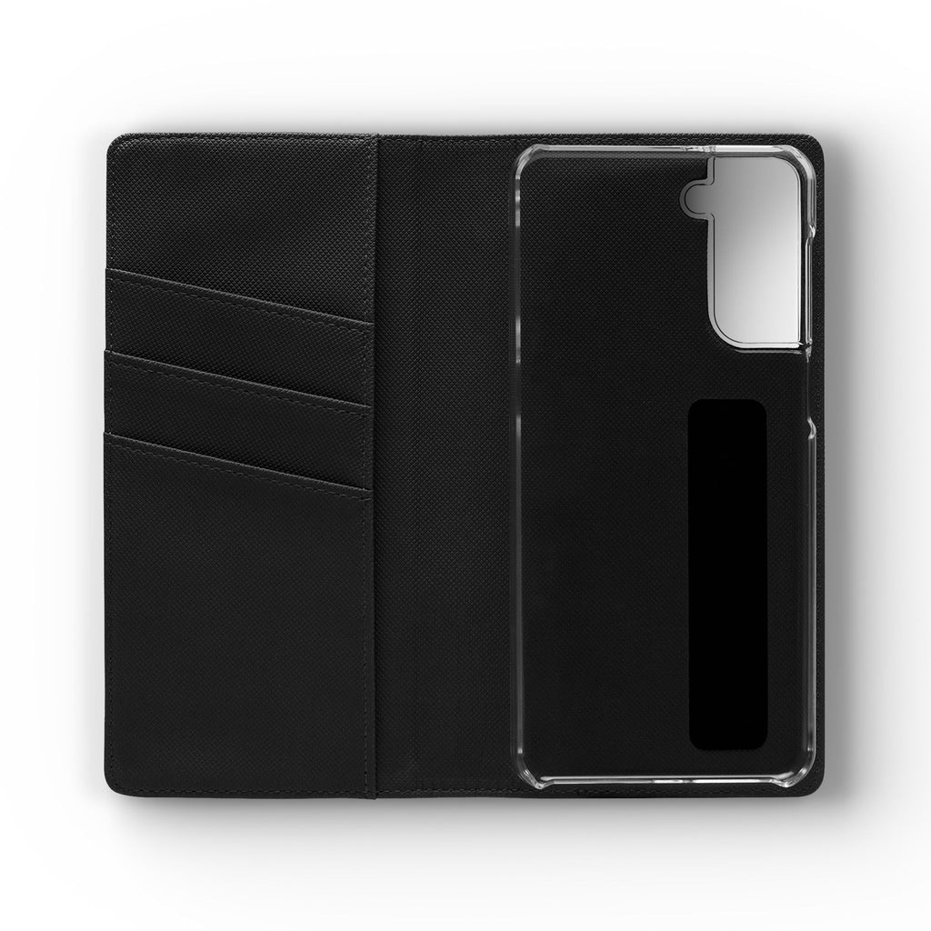 Custom Flip Phone Case — Personalized Wallet Folio with Card Slots