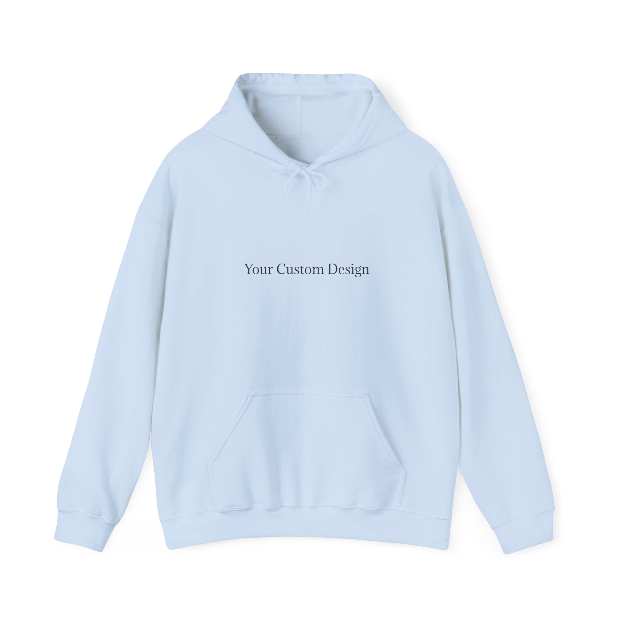Minimal Custom Text Hoodie — Your Custom Design