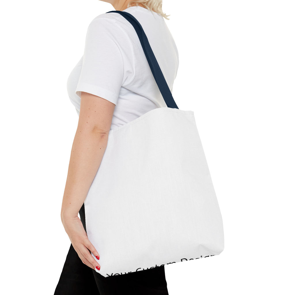 Custom All-Over Print Tote Bag — Blank White Canvas Tote