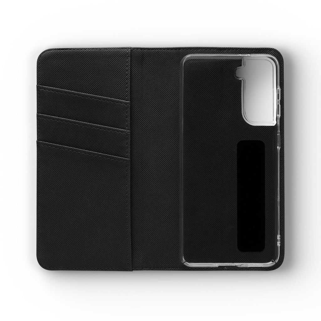 Custom Flip Phone Case — Personalized Wallet Folio with Card Slots