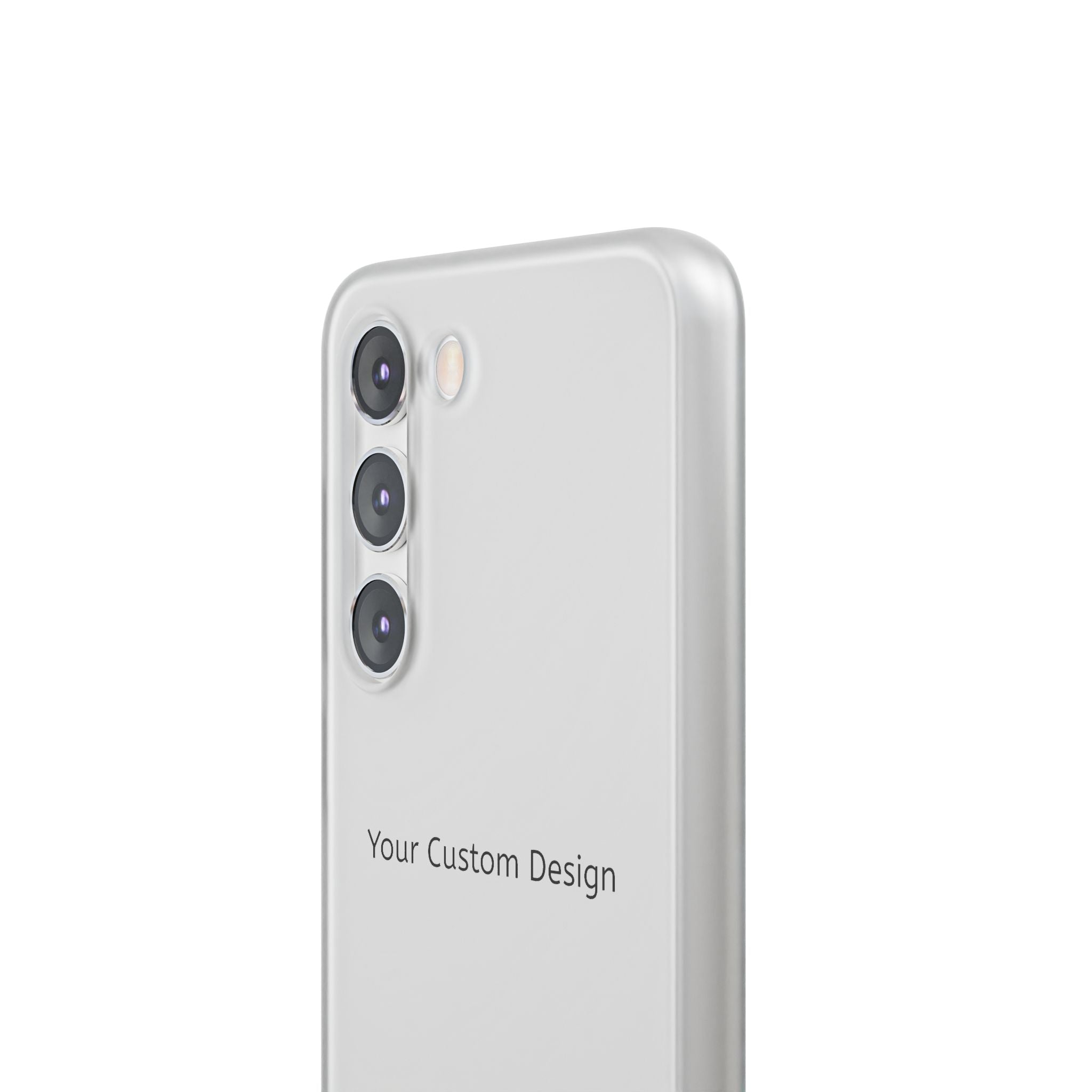 Custom Flexi Phone Case – Slim Clear Protective Phone Cover (Your Custom Design)