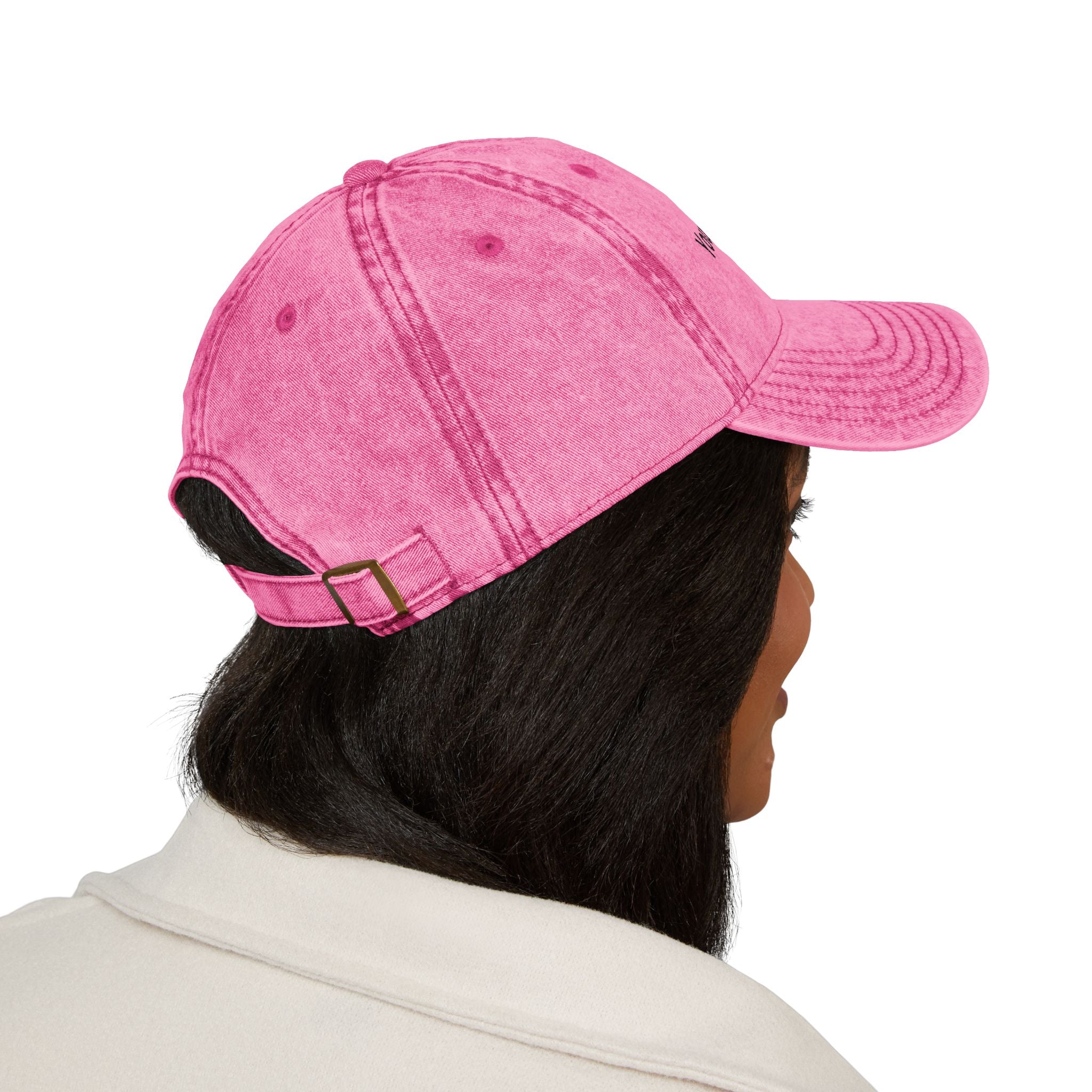 Vintage Embroidered Cap - Custom Text Baseball Hat