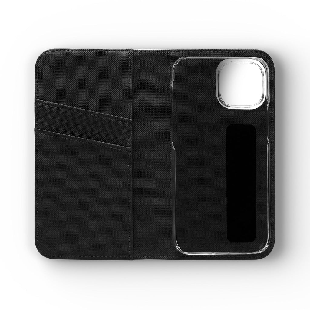 Custom Flip Phone Case — Personalized Wallet Folio with Card Slots