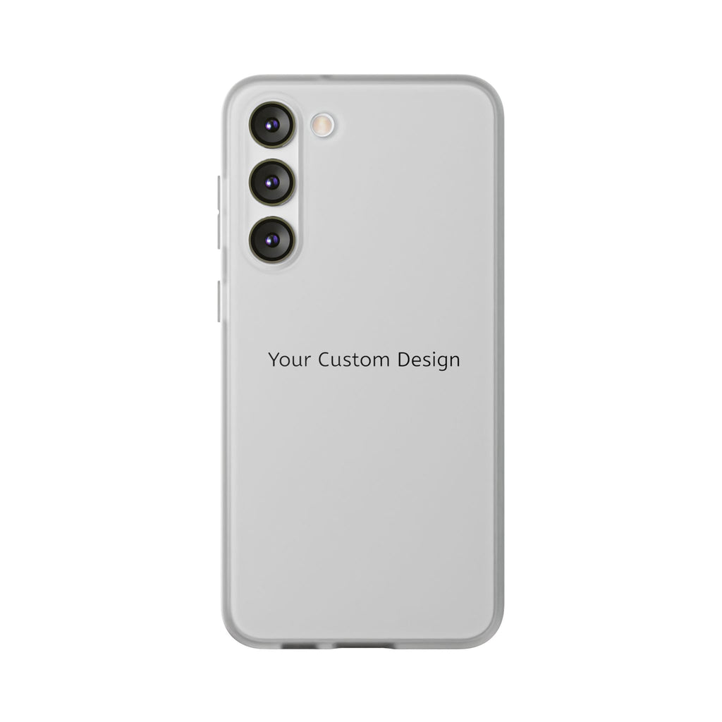 Custom Flexi Phone Case – Slim Clear Protective Phone Cover (Your Custom Design)