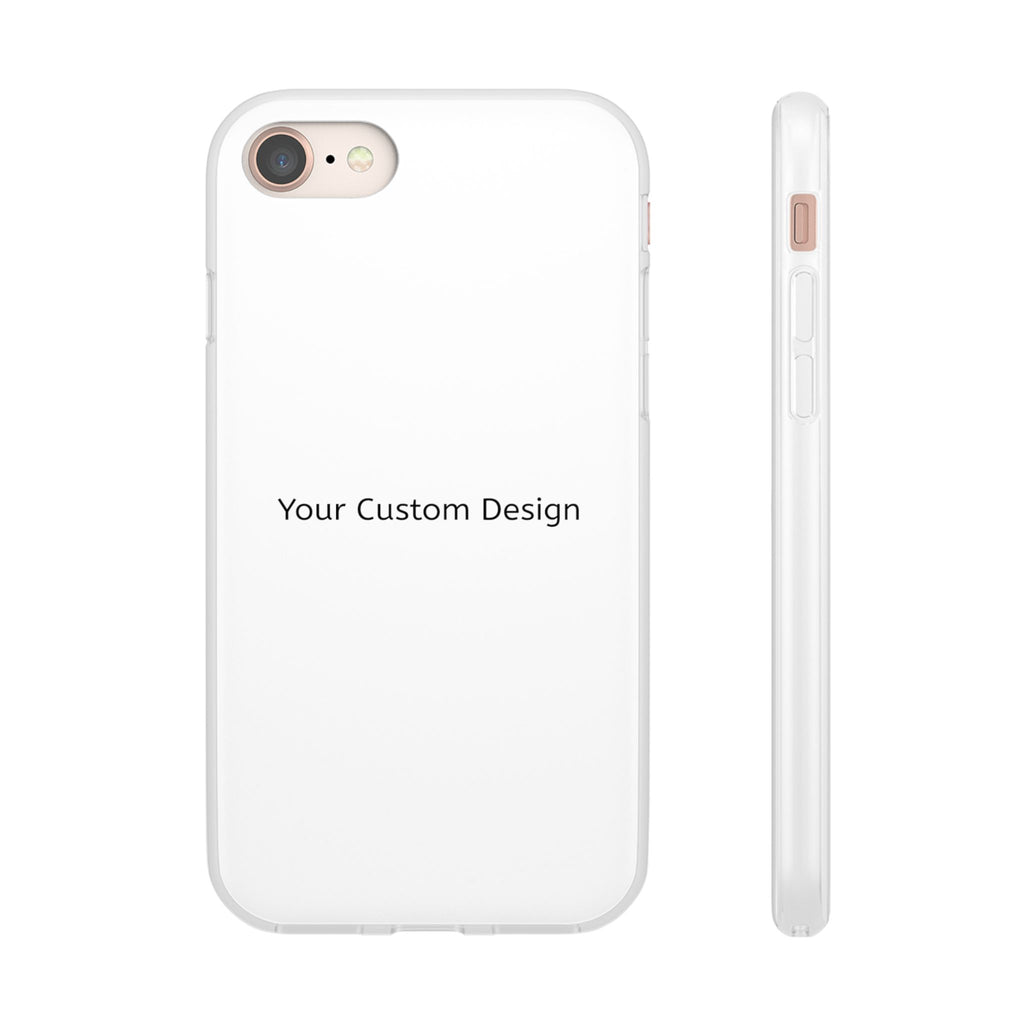 Custom Flexi Phone Case – Slim Clear Protective Phone Cover (Your Custom Design)