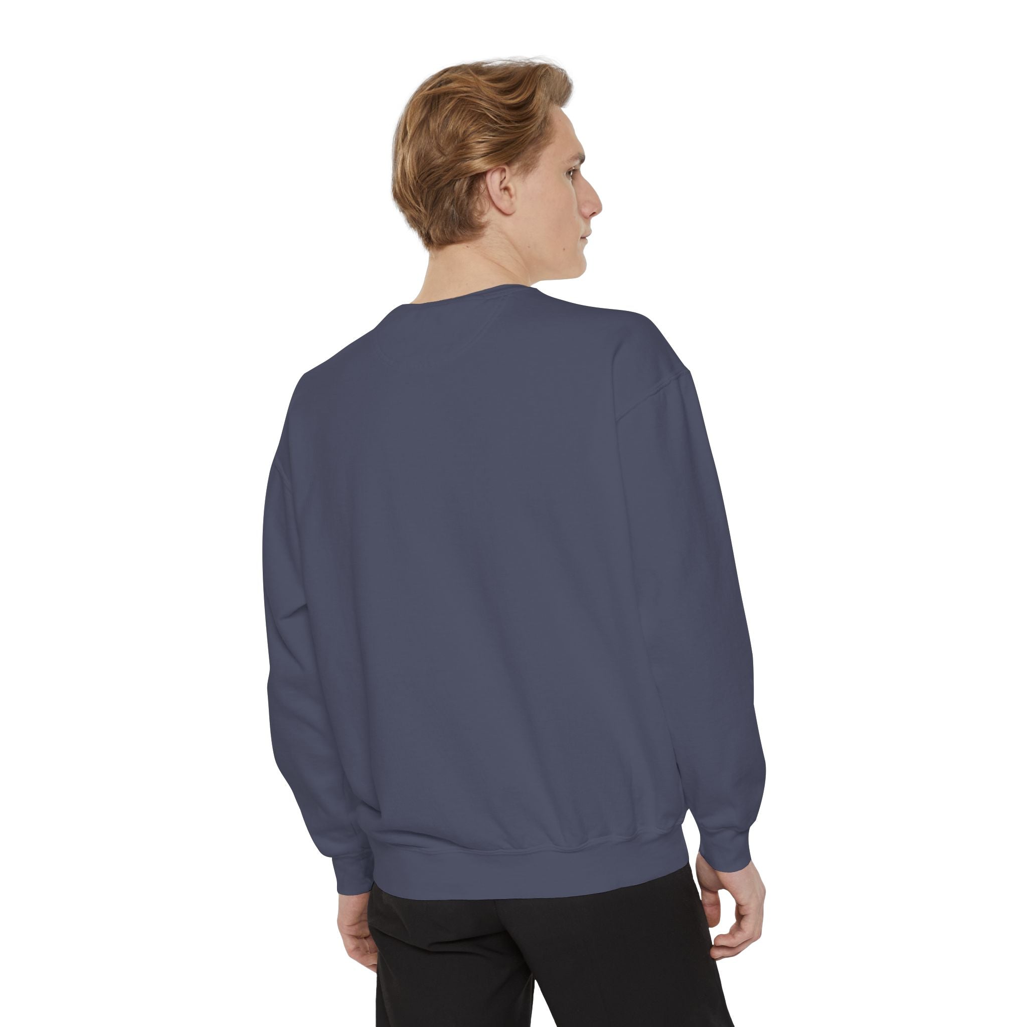 Garment-Dyed Sweatshirt — Customizable Classic Crewneck