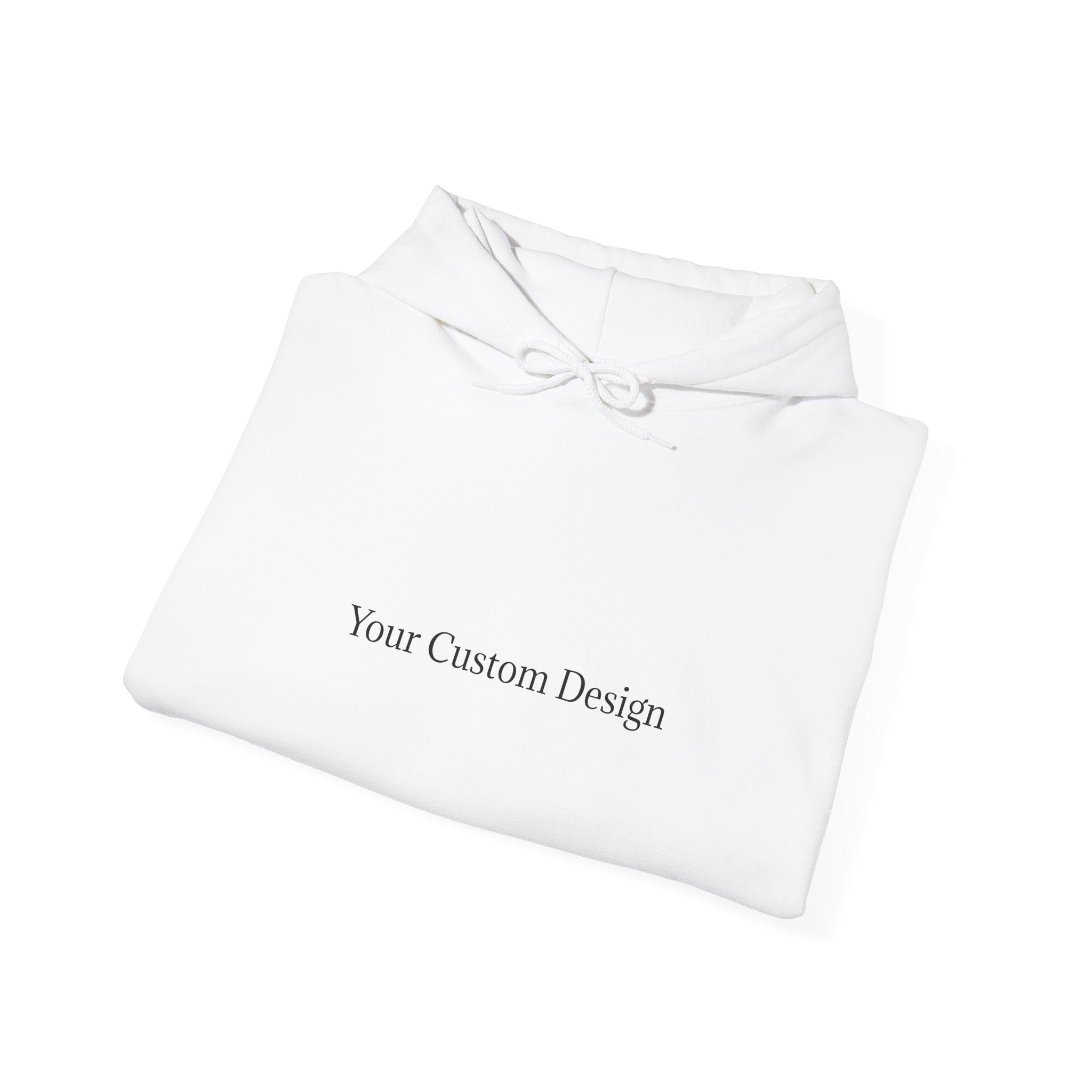 Minimal Custom Text Hoodie — Your Custom Design