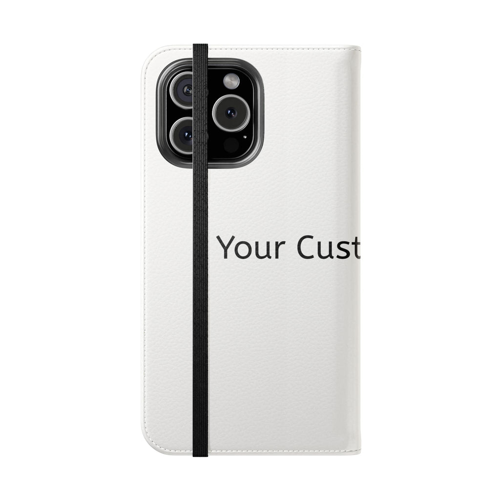 Custom Flip Phone Case — Personalized Wallet Folio with Card Slots