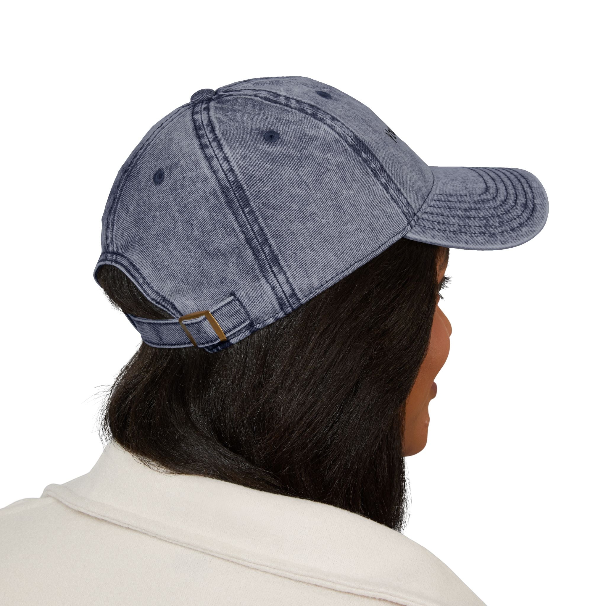 Vintage Embroidered Cap - Custom Text Baseball Hat