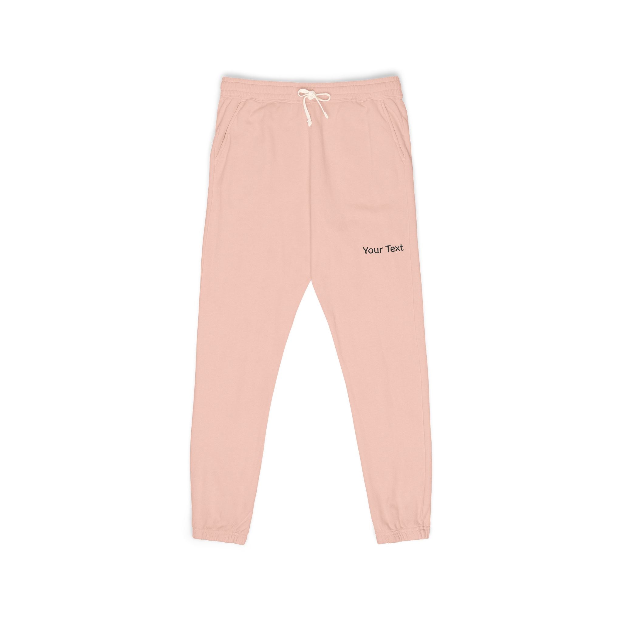 Embroidered Minimal Logo Fleece Sweatpants